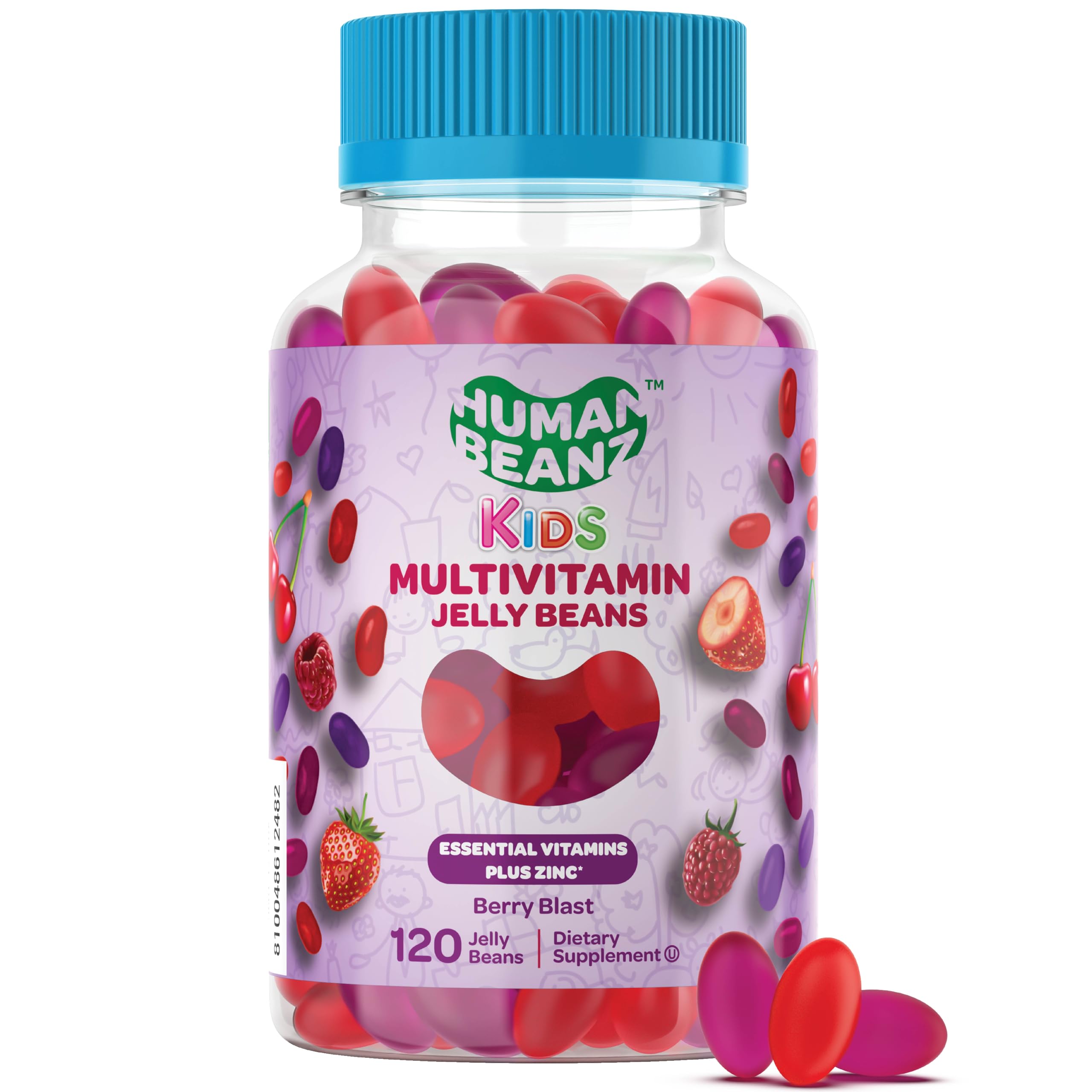 Foto 2 pulgar | Suplemento Multivitamínico Human Beanz, Gomitas De Gelatina Para Niños - Venta Internacional.