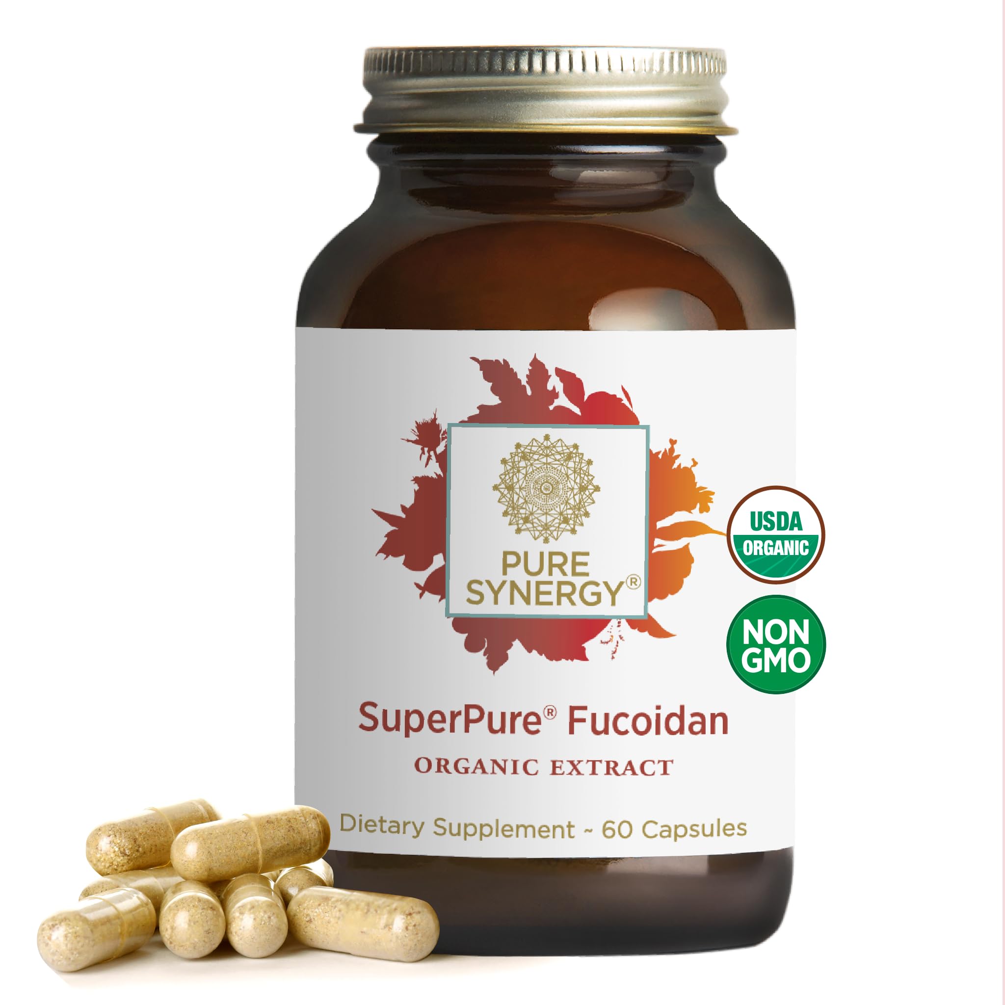 Foto 2 pulgar | Suplemento Pure Synergy Superpure Fucoidan Extract 60 Cápsulas - Venta Internacional.