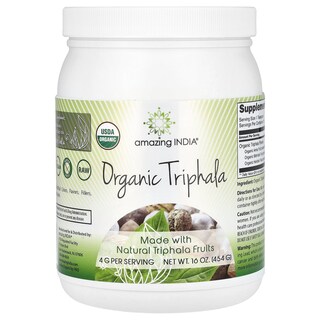 Foto 1 | Suplemento Amazing India Organic Triphala 473 Ml (454 G) - Venta Internacional.