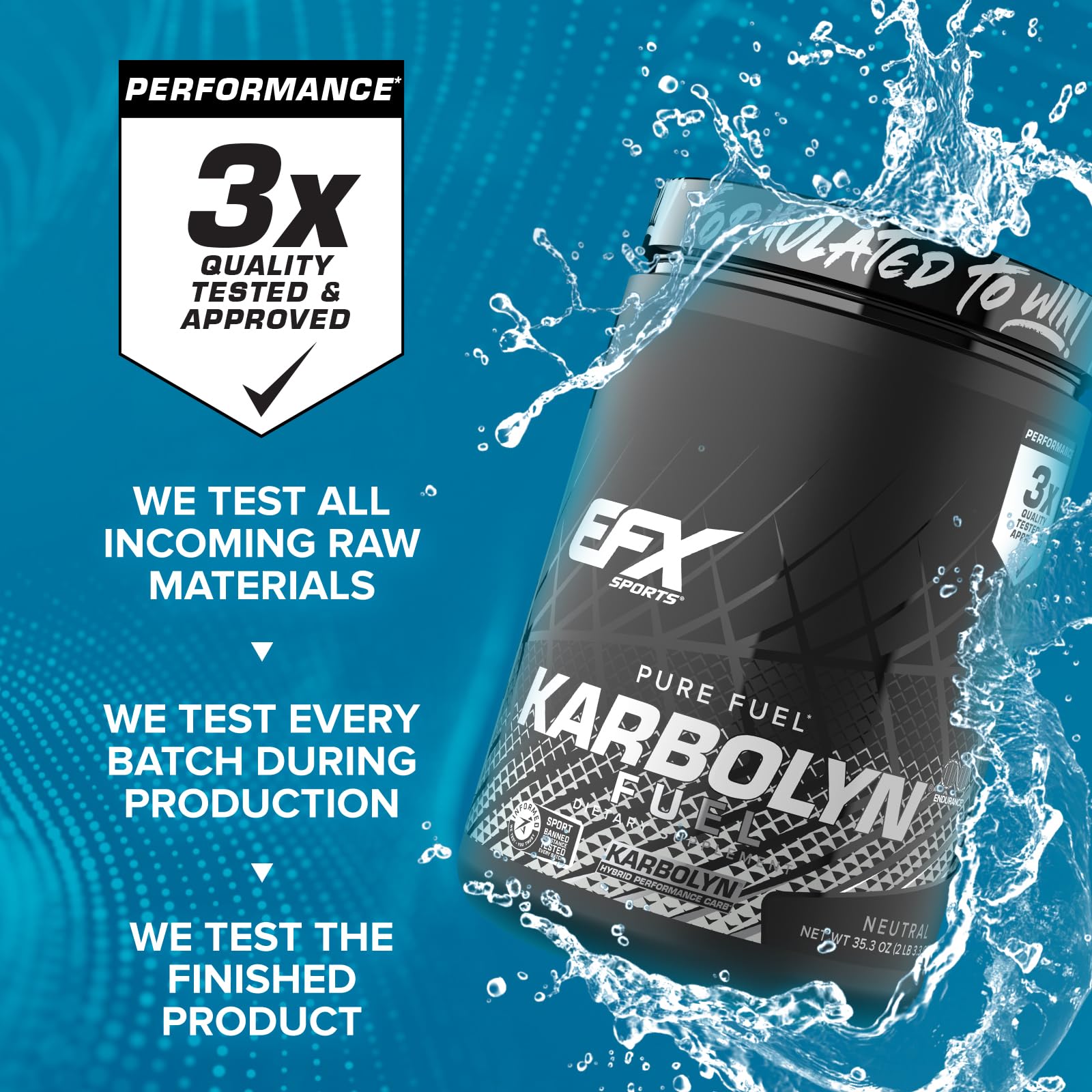 Foto 5 | Carbohidratos En Polvo Efx Sports Karbolyn Fuel, 20 Porciones - Venta Internacional.
