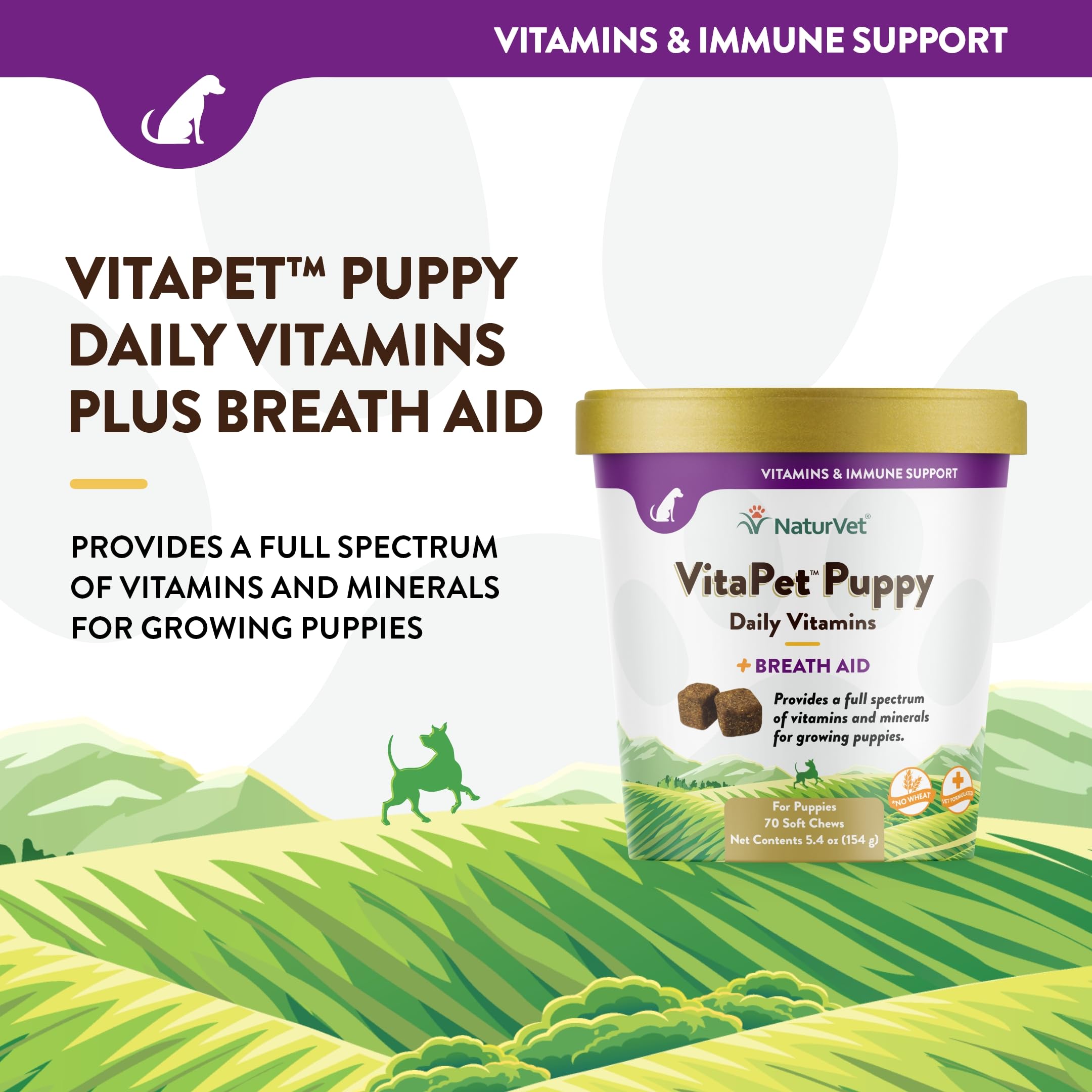 Foto 4 pulgar | Vitaminas Para Perros Naturvet Vitapet Puppy Daily 70 Soft Chews - Venta Internacional.