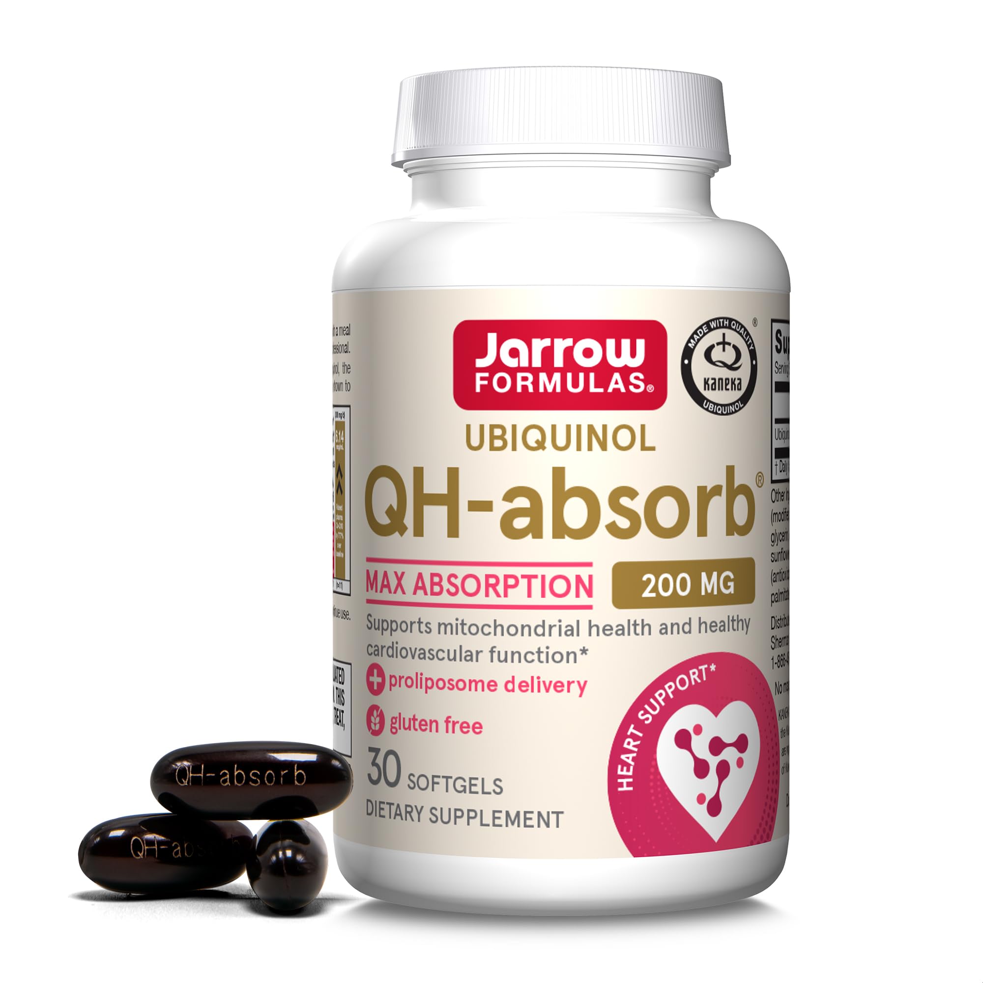 Foto 2 pulgar | Suplemento Jarrow Formulas Qh-absorb Ubiquinol 200 Mg 30 Cápsulas Blandas - Venta Internacional.