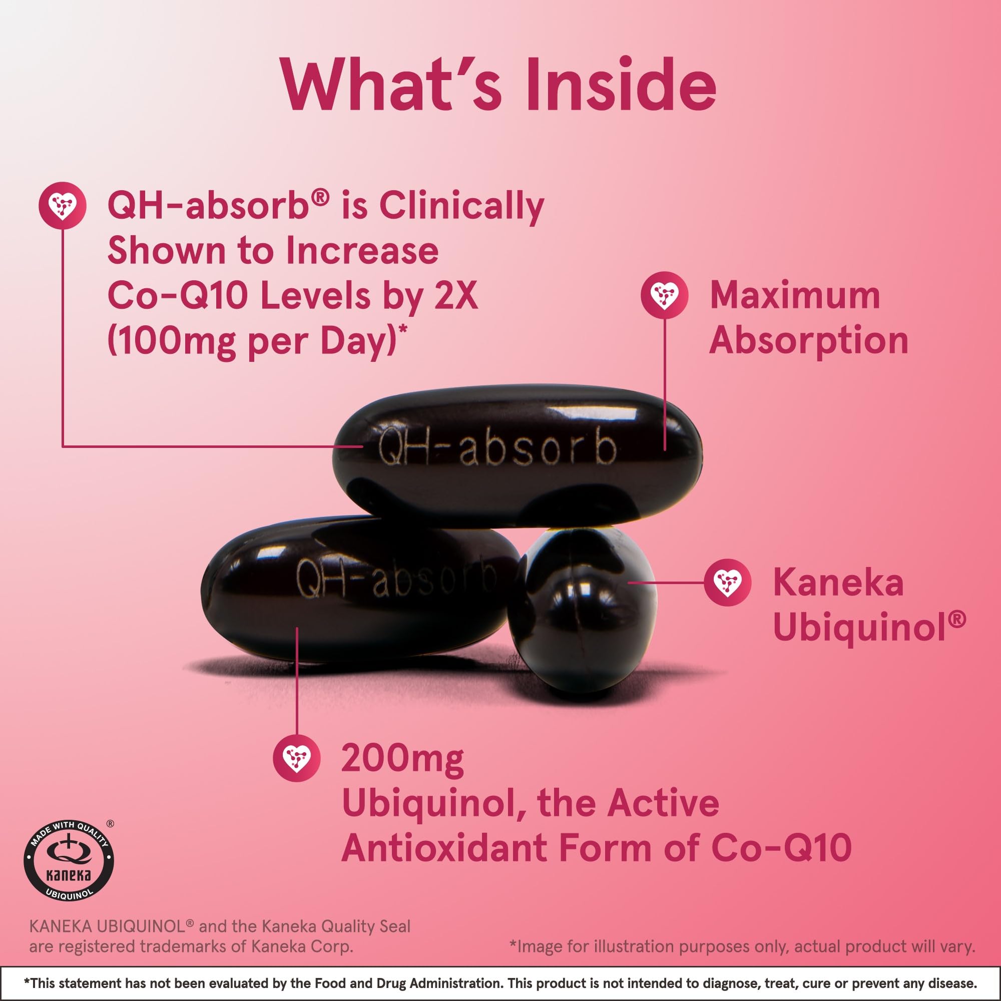 Foto 3 | Suplemento Jarrow Formulas Qh-absorb Ubiquinol 200 Mg 30 Cápsulas Blandas - Venta Internacional.