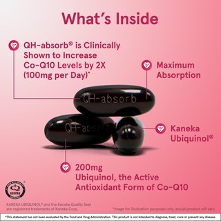 Foto 3 | Suplemento Jarrow Formulas Qh-absorb Ubiquinol 200 Mg 30 Cápsulas Blandas - Venta Internacional.