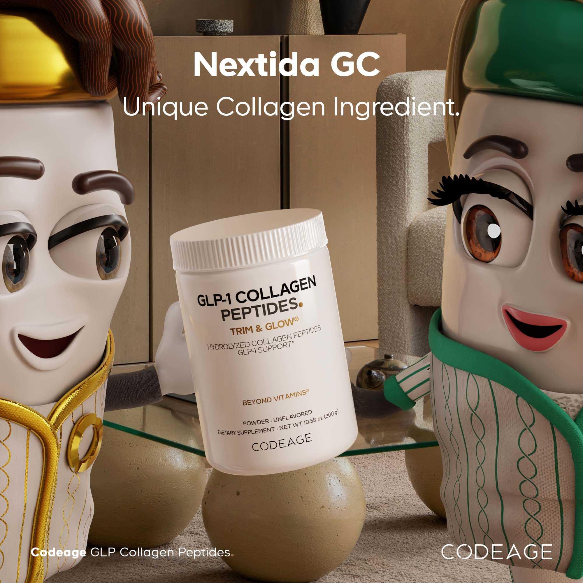 Foto 4 | Suplemento Codeage Glp-1 De Colágeno En Polvo, 300 Ml, Sin Sabor - Venta Internacional.
