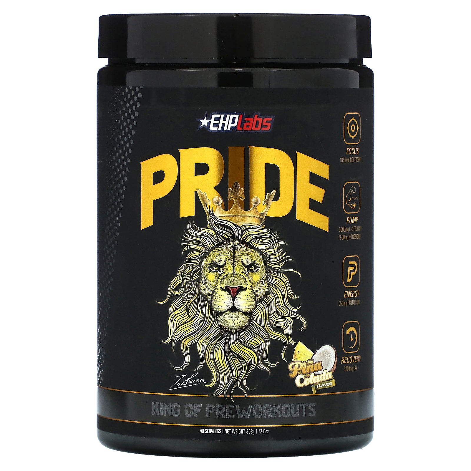 Foto 2 pulgar | Piña Colada Ephplabs Pride King Para Antes Del Entrenamiento, 358 G - Venta Internacional.