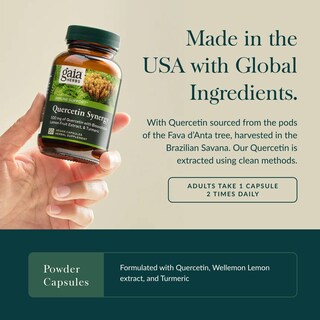 Foto 4 | Suplemento Gaia Herbs Quercetin Synergy 50 Cápsulas Veganas - Venta Internacional.