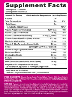 Foto 2 | 60 Gomitas Prenatales Vitamins Pink Con Dha Y Ácido Fólico - Venta Internacional.