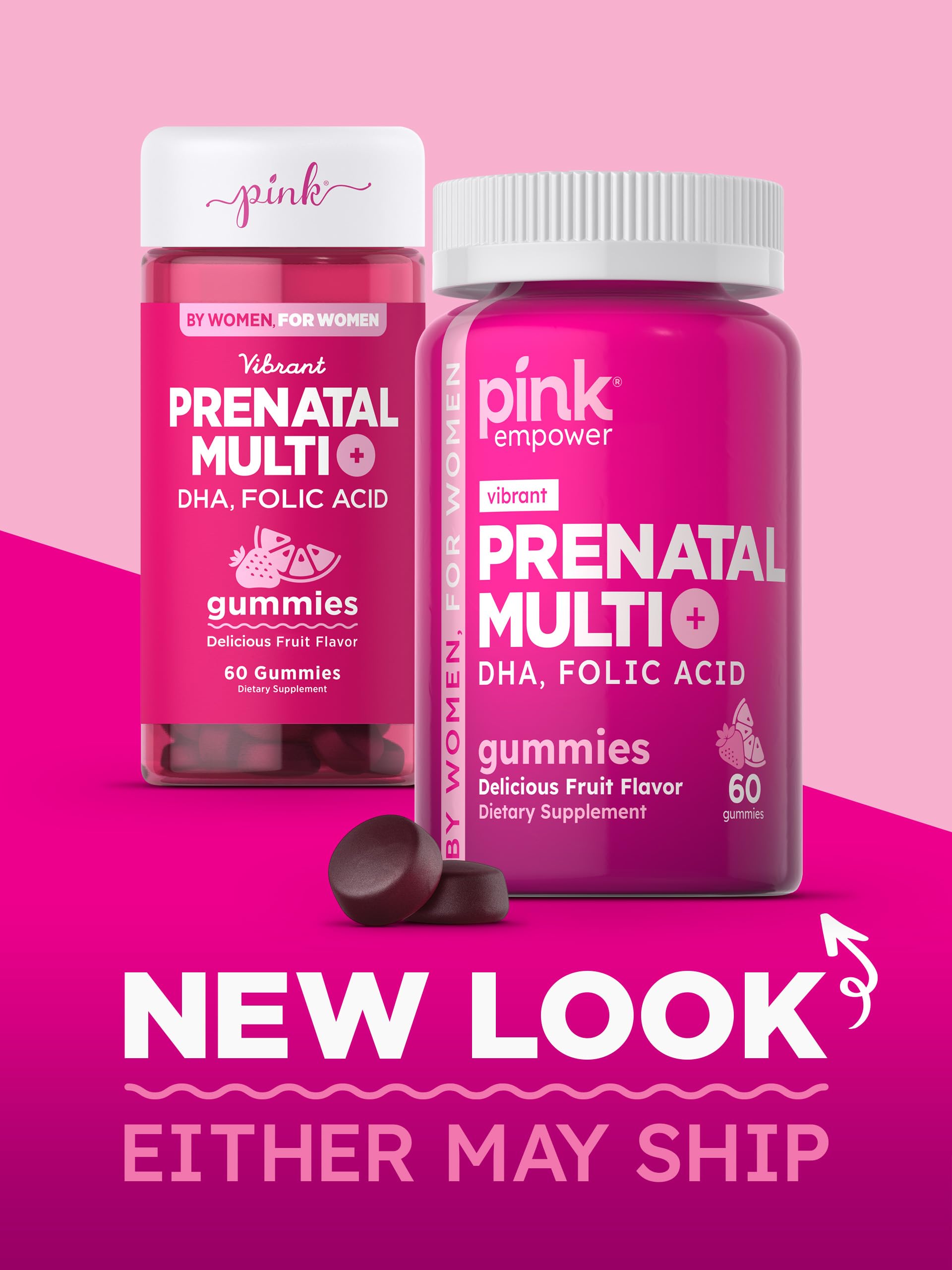 Foto 8 pulgar | 60 Gomitas Prenatales Vitamins Pink Con Dha Y Ácido Fólico - Venta Internacional.