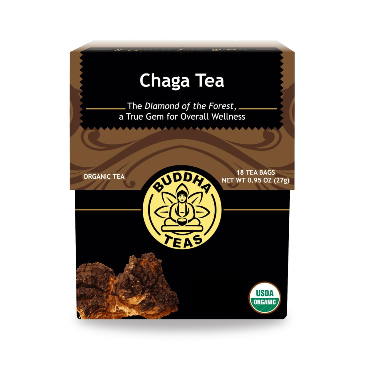Foto 2 pulgar | Té Buddha Teas Chaga Herbal Organic Herbal Cognitive Balance 18 Bolsas - Venta Internacional