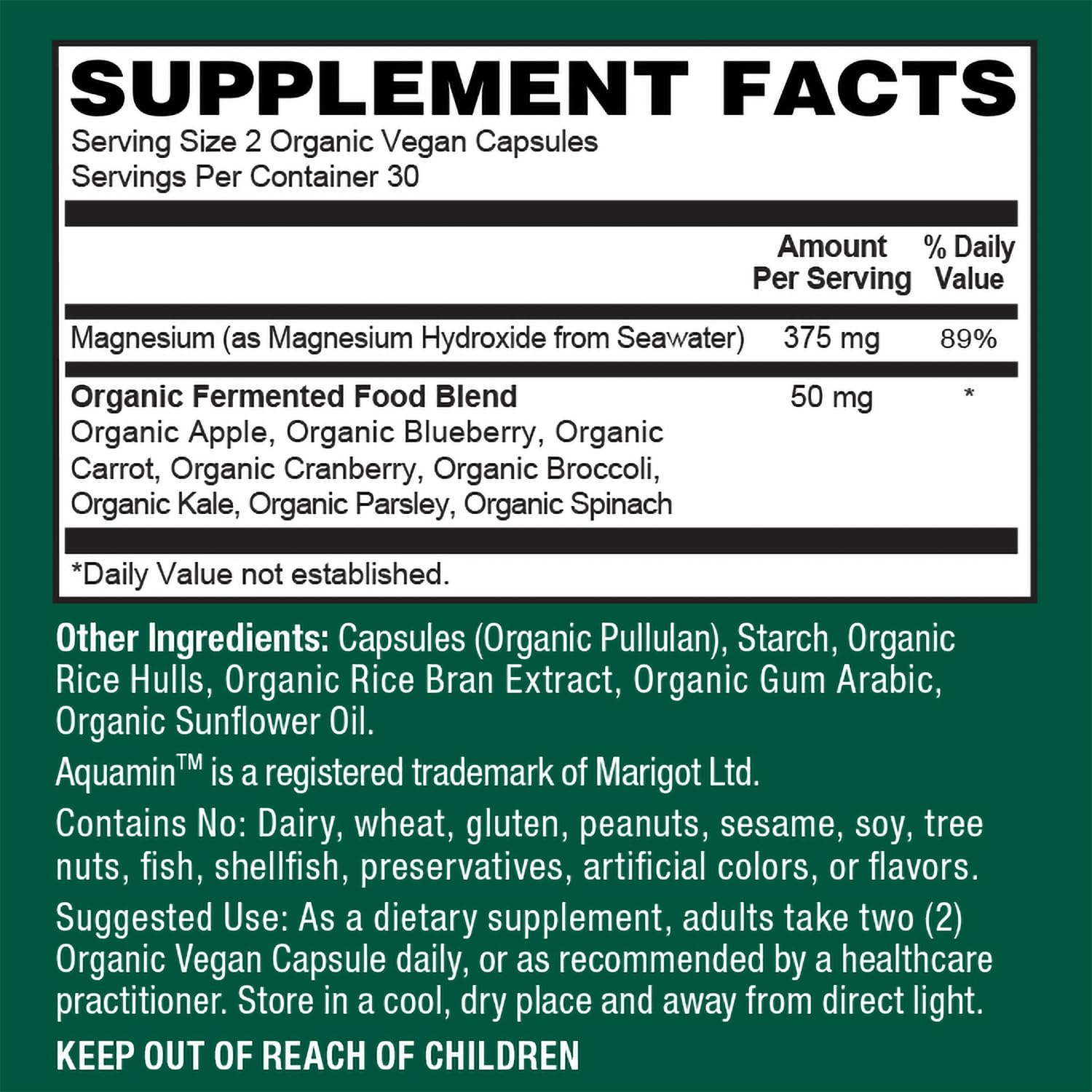 Foto 6 pulgar | Suplemento Plantfusion, Complejo Vegano De Magnesio, 375 Mg, 60 Cápsulas - Venta Internacional.