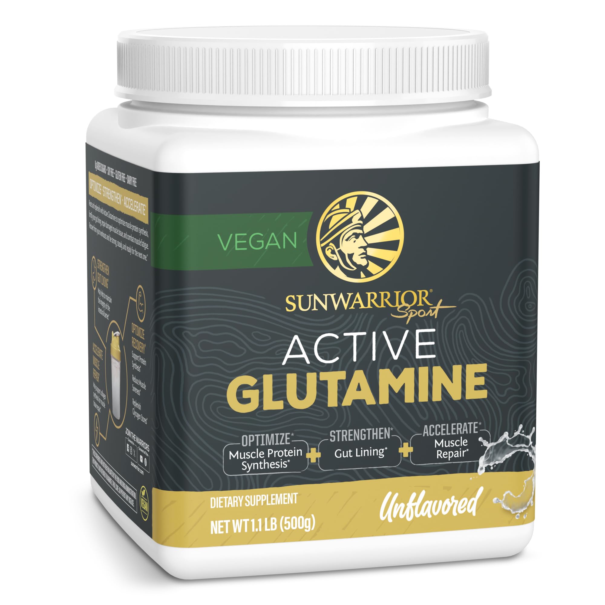 Foto 2 pulgar | Suplemento De Glutamina Sunwarrior L-glutamina En Polvo, 100 Porciones - Venta Internacional.