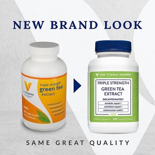 Foto 3 | Complemente El Extracto De Té Verde De Triple Concentración De Vitamin Shoppe - Venta Internacional.