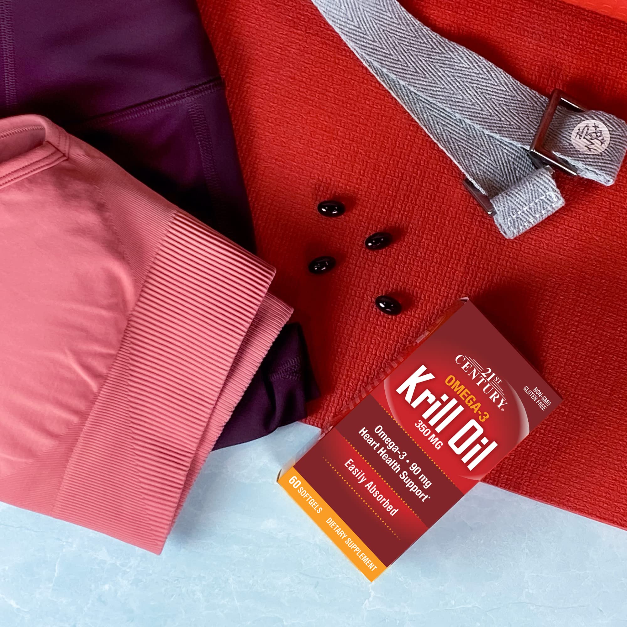 Foto 5 | Suplemento De Aceite De Krill Del Siglo Xxi 350 Mg 60 Cápsulas Blandas - Venta Internacional.