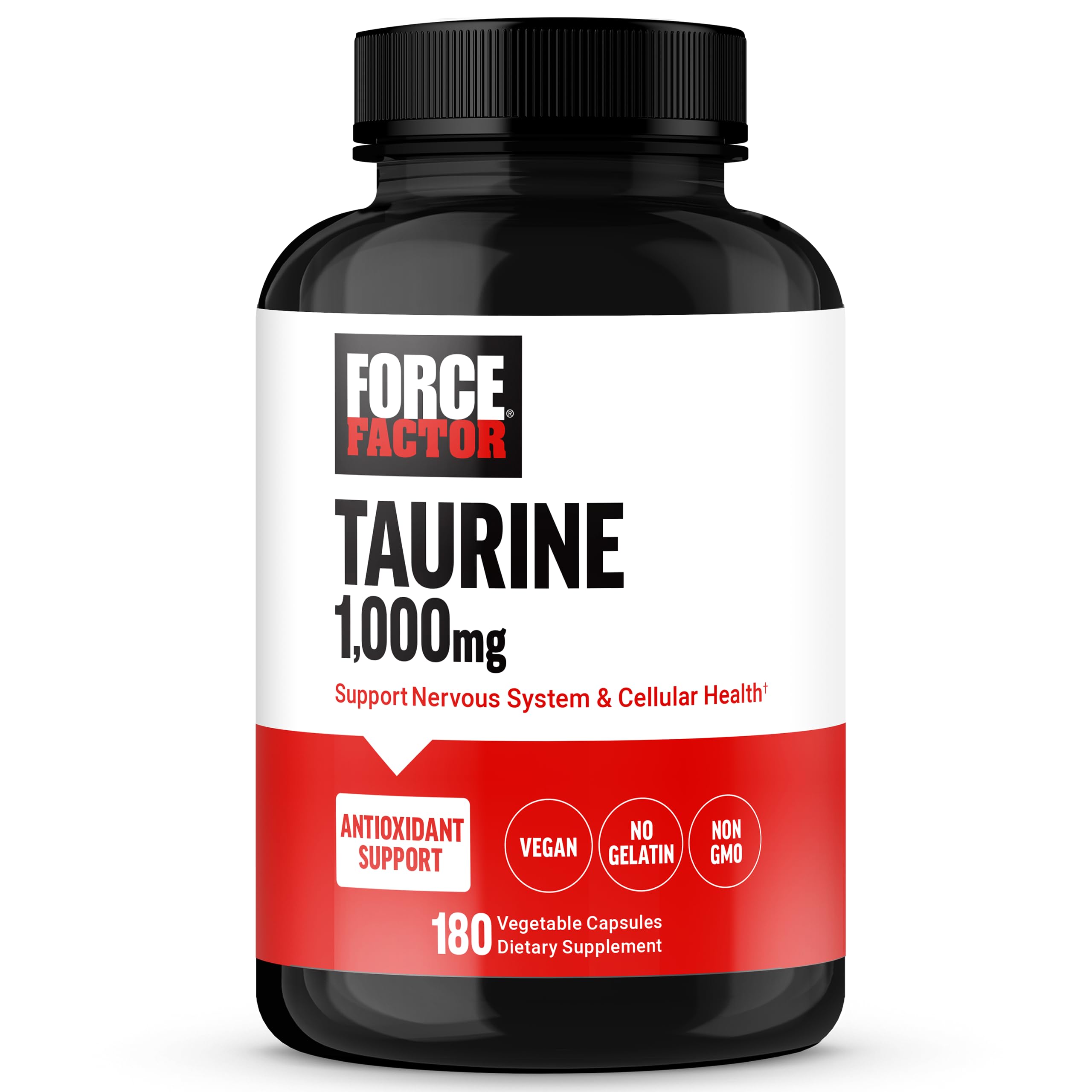 Foto 1 | Suplemento Force Factor Taurina 500 Mg 180 Cápsulas Veganas - Venta Internacional.