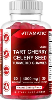 Foto 1 | Paquete De 2 Gomitas Supplement Vitamatic Tart Cherry Con Semillas De Apio - Venta Internacional.