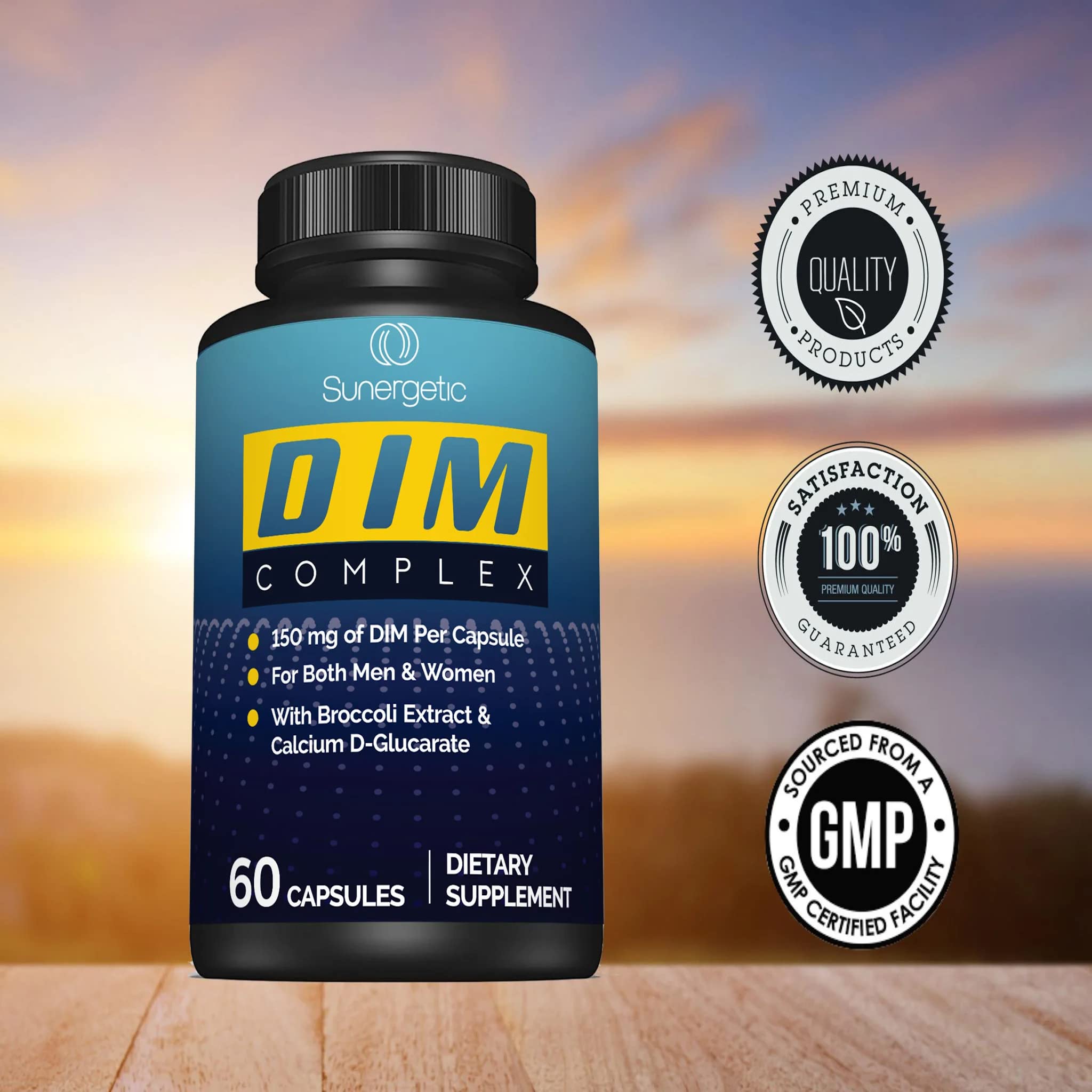 Foto 6 pulgar | Suplemento Sunergetic Premium Dim 150 Mg Con Brócoli 60 Cápsulas - Venta Internacional.