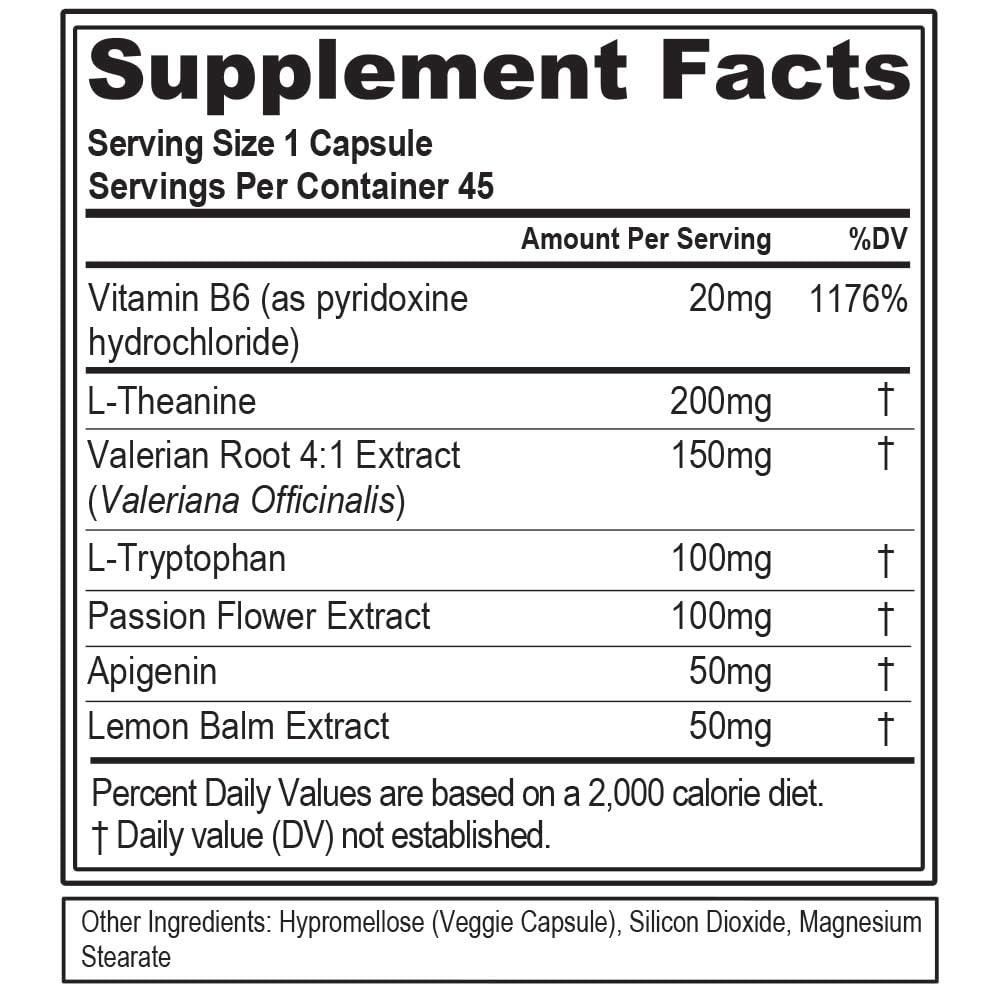 Foto 2 | Suplemento Dietético Evlution Nutrition Relaxmode 45 Cápsulas - Venta Internacional.