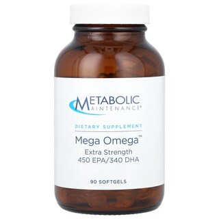 Foto 1 | Suplemento Para El Mantenimiento Metabólico Mega Omega Extra Strength 90 Cápsulas Blandas - Venta Internacional.