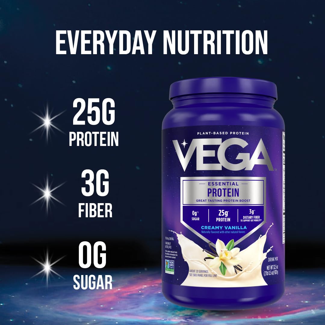 Foto 4 pulgar | Proteína En Polvo Vega Original Essential 25 G De Origen Vegetal 32 - Venta Internacional.