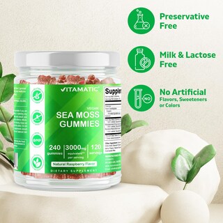 Foto 4 | Gomitas De Musgo Marino Irlandés Supplement Vitamatic 240 Gomitas Veganas - Venta Internacional.