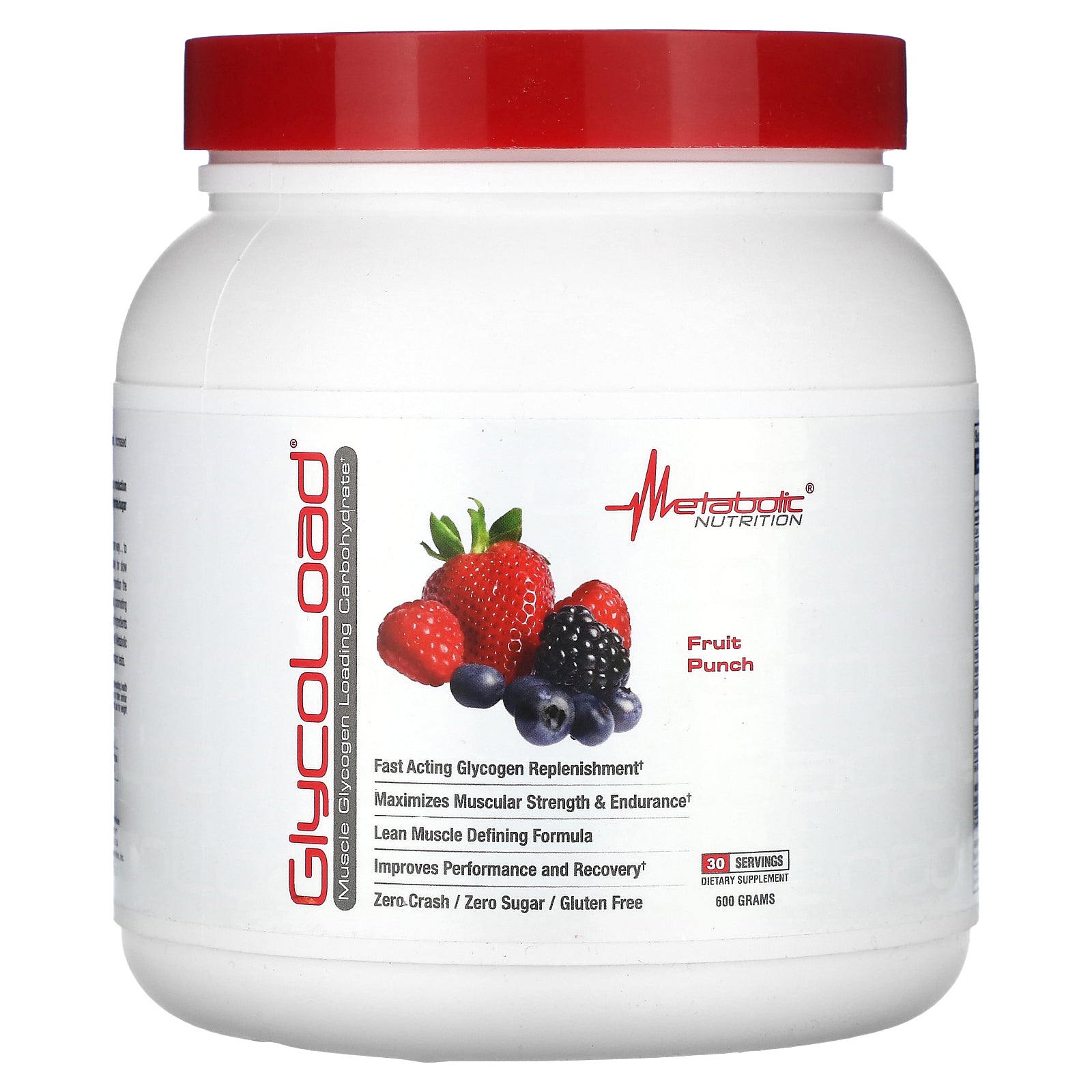 Foto 2 pulgar | Suplemento Metabolic Nutrition Glycoload, 600 G, Ponche De Frutas - Venta Internacional.