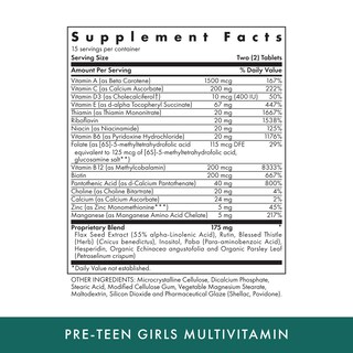 Foto 2 | Suplemento Michael's Health Naturopática Para Niñas Preadolescentes, 30 Comprimidos - Venta Internacional.