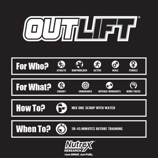 Foto 4 | Polvo Para Antes Del Entrenamiento Nutrex Research Outlift Miami Vice, 20 Porciones - Venta Internacional.
