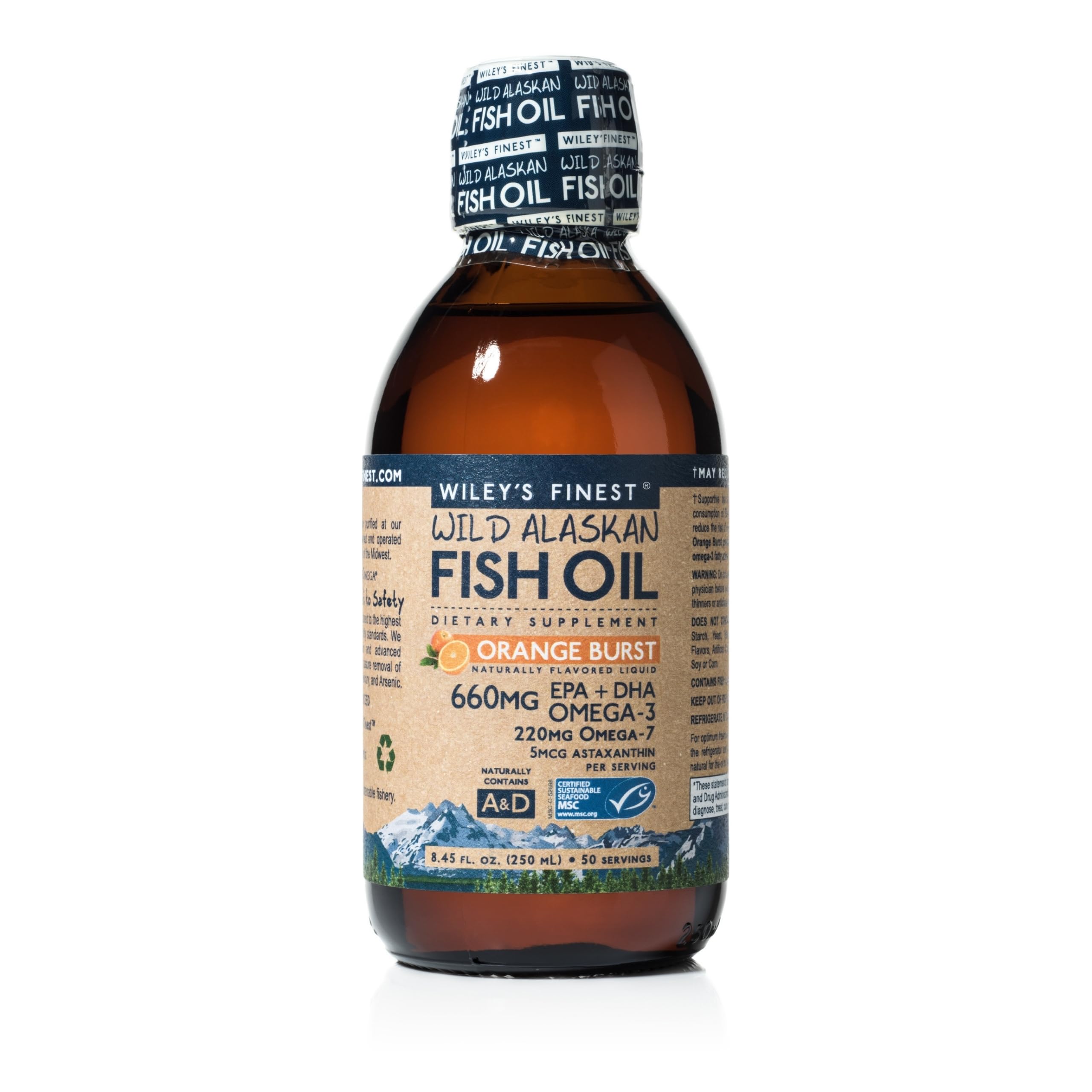 Foto 2 pulgar | Complemente El Aceite De Pescado Wiley's Finest De 660 Mg De Ácidos Grasos Omega-3 Epa + Dha - Venta Internacional.