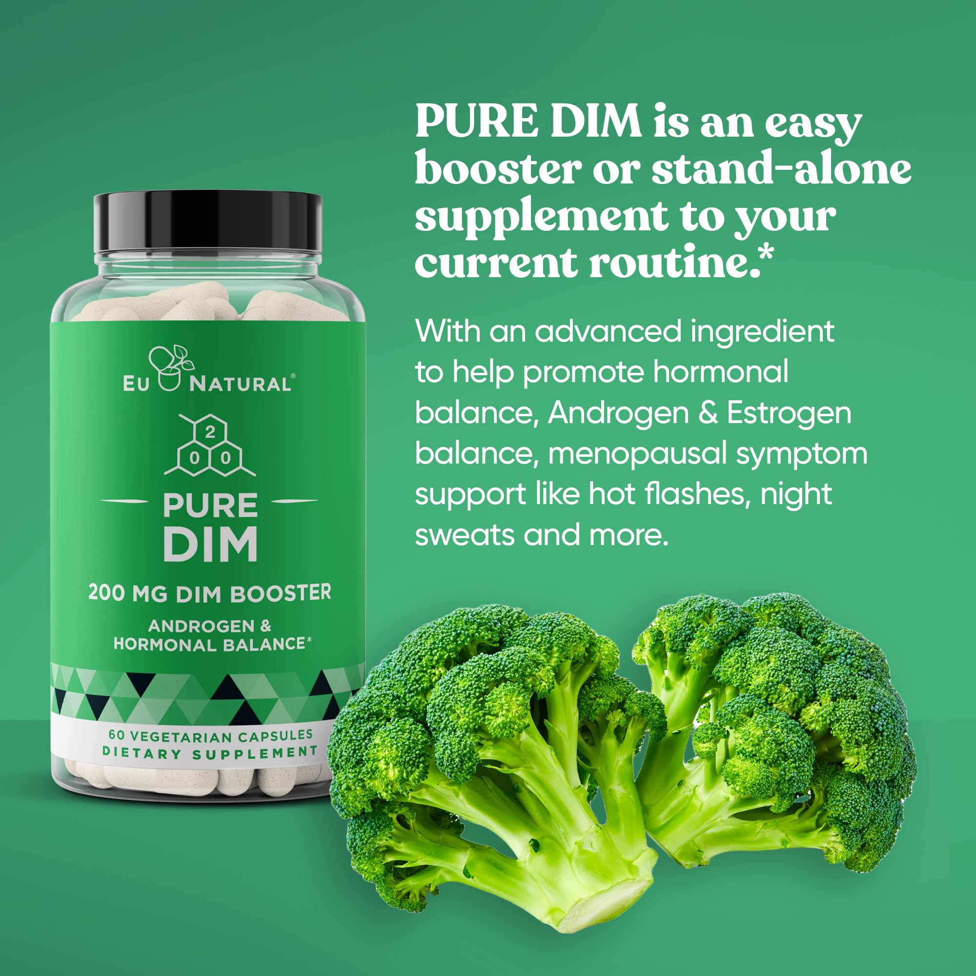 Foto 5 pulgar | Suplemento Eu Natural Dim Pure 200 Mg Para Mujeres Y Hombres 60 Cápsulas - Venta Internacional.