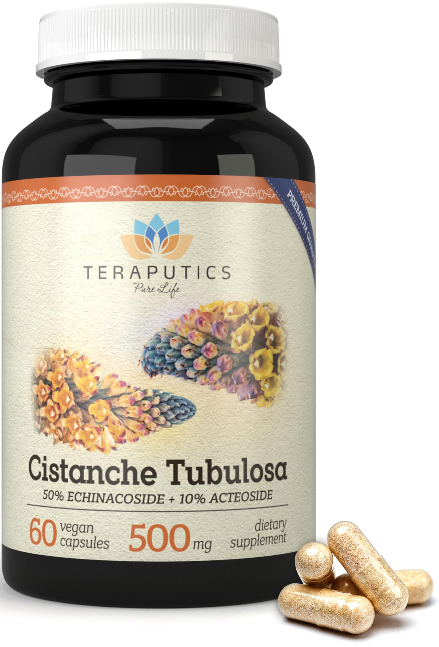 Foto 1 | Suplemento De Extracto De Cistanche Tubulosa De Teraputics 500 Mg X 60 - Venta Internacional.