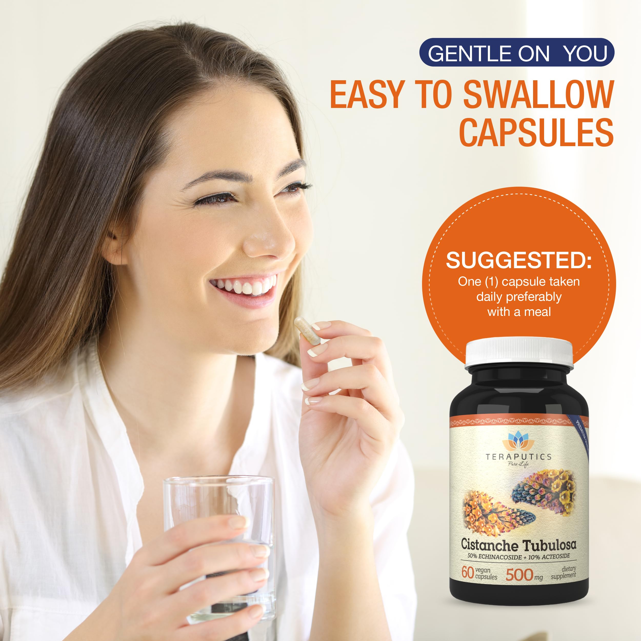 Foto 6 pulgar | Suplemento De Extracto De Cistanche Tubulosa De Teraputics 500 Mg X 60 - Venta Internacional.