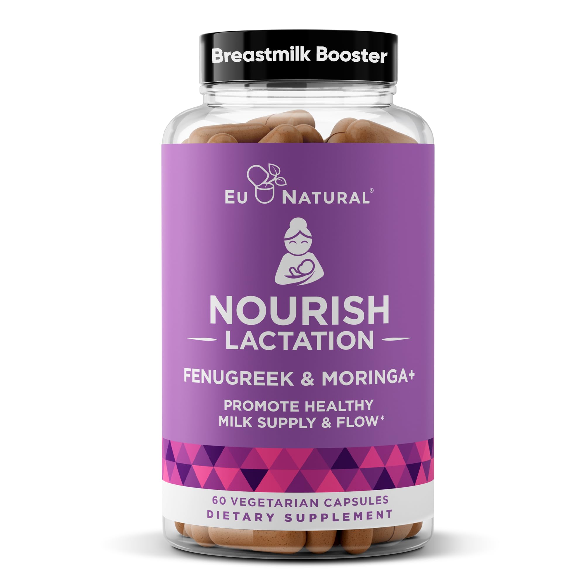 Foto 1 | Suplemento De Lactancia Eu Natural Nourish 60 Cápsulas Veganas - Venta Internacional.