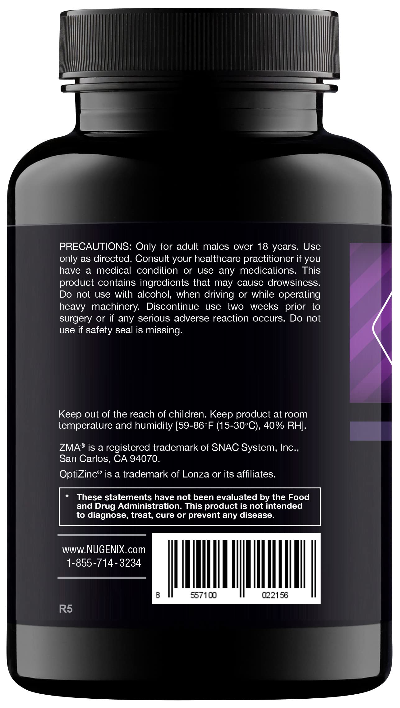 Foto 4 pulgar | Suplemento Nugenix Pm Zma Nighttime Free Testosterone 120 Unidades - Venta Internacional.