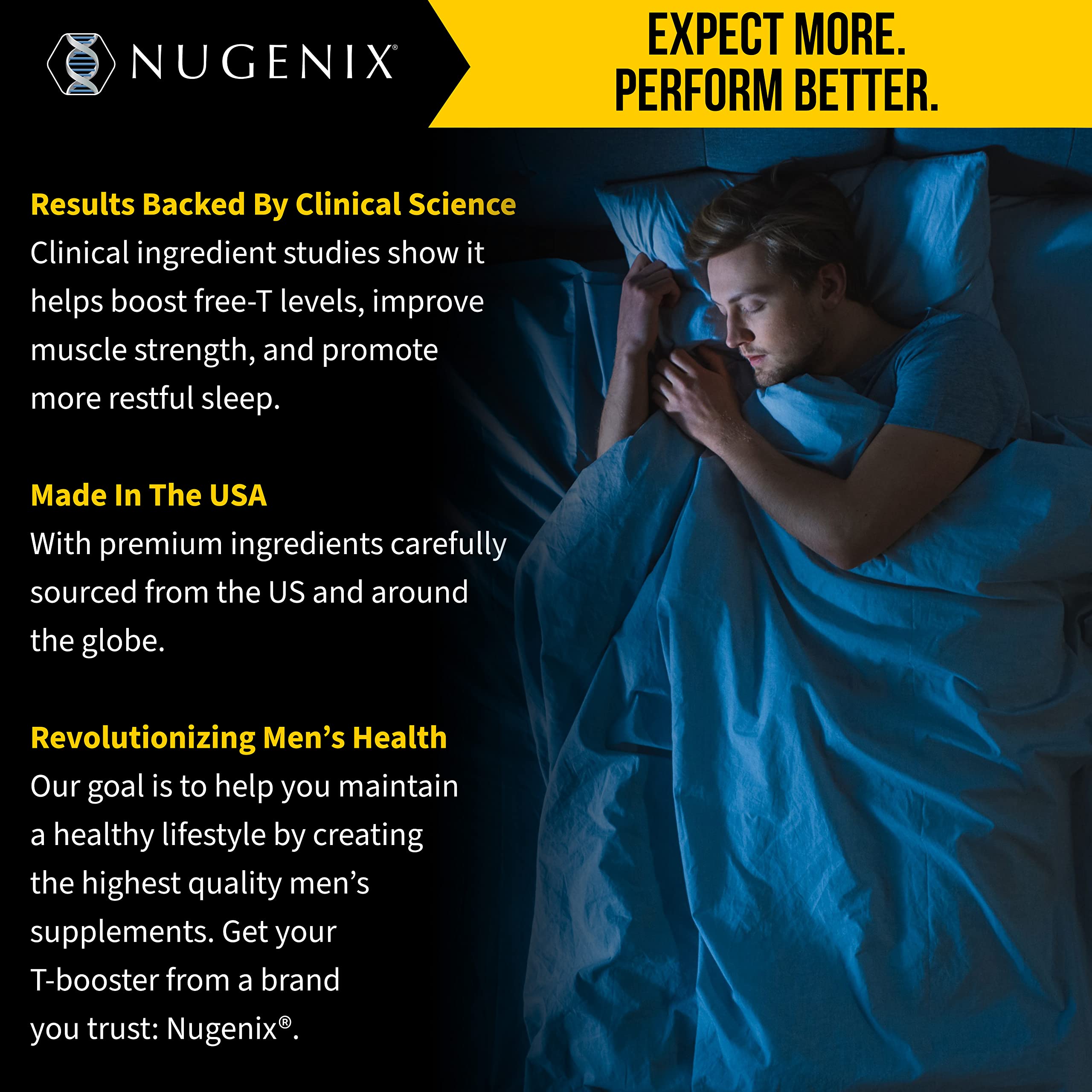 Foto 7 pulgar | Suplemento Nugenix Pm Zma Nighttime Free Testosterone 120 Unidades - Venta Internacional.