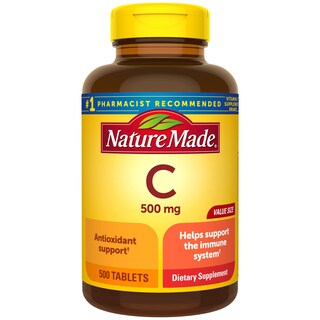 Foto 1 | Suplemento Alimenticio De Vitamina C De 500 Mg De Nature Made, 500 Comprimidos - Venta Internacional