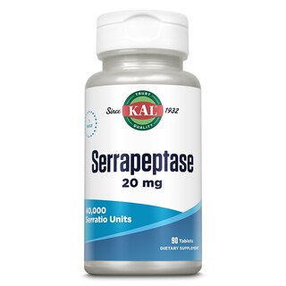 Foto 1 | Suplemento Kal Serrapeptase 20 mg 90 Comprimidos - Venta Internacional