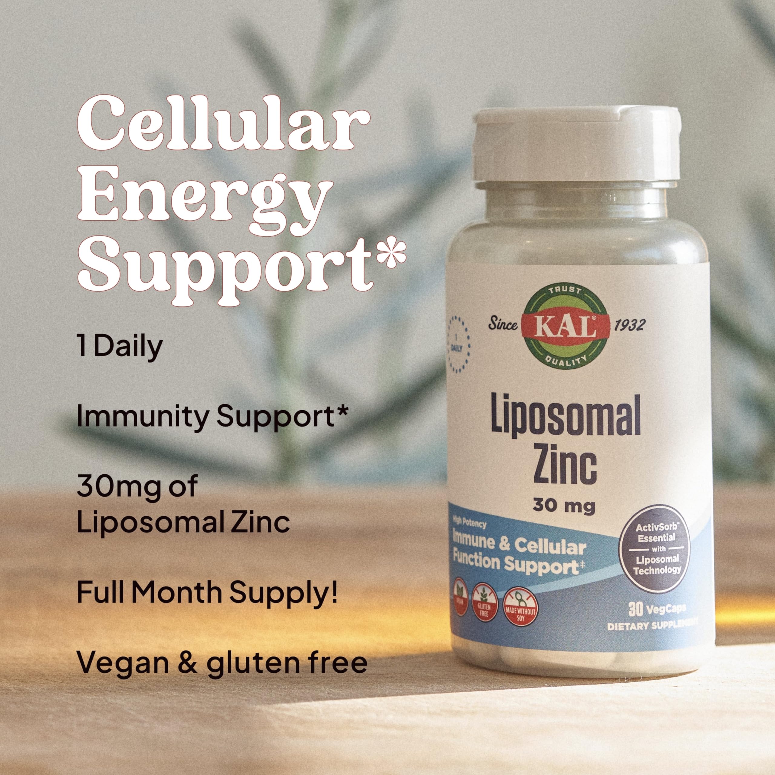 Foto 5 pulgar | Suplemento Kal Liposomal Zinc de 30 mg -  Venta Internacional
