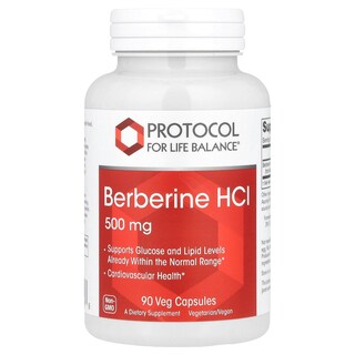 Foto 1 | Suplemento Protocol Life Balance Berberine Hcl 500 Mg 90 Cápsulas - Venta Internacional