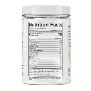 Foto 3 | Aceite Mct En Polvo Divine Health, Vainilla Francesa, 315 G, 30 Días - Venta Internacional.