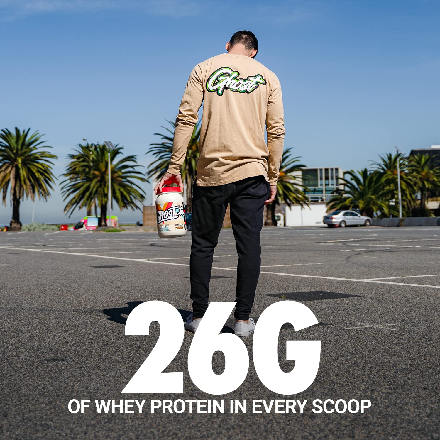 Foto 3 | Leche De Cereales Con Mantequilla De Cacahuete Ghost Whey, 2,2 Kg - Venta Internacional.