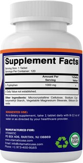 Foto 5 | L-triptófano Vitamatic 120 Tabletas-Venta Internacional