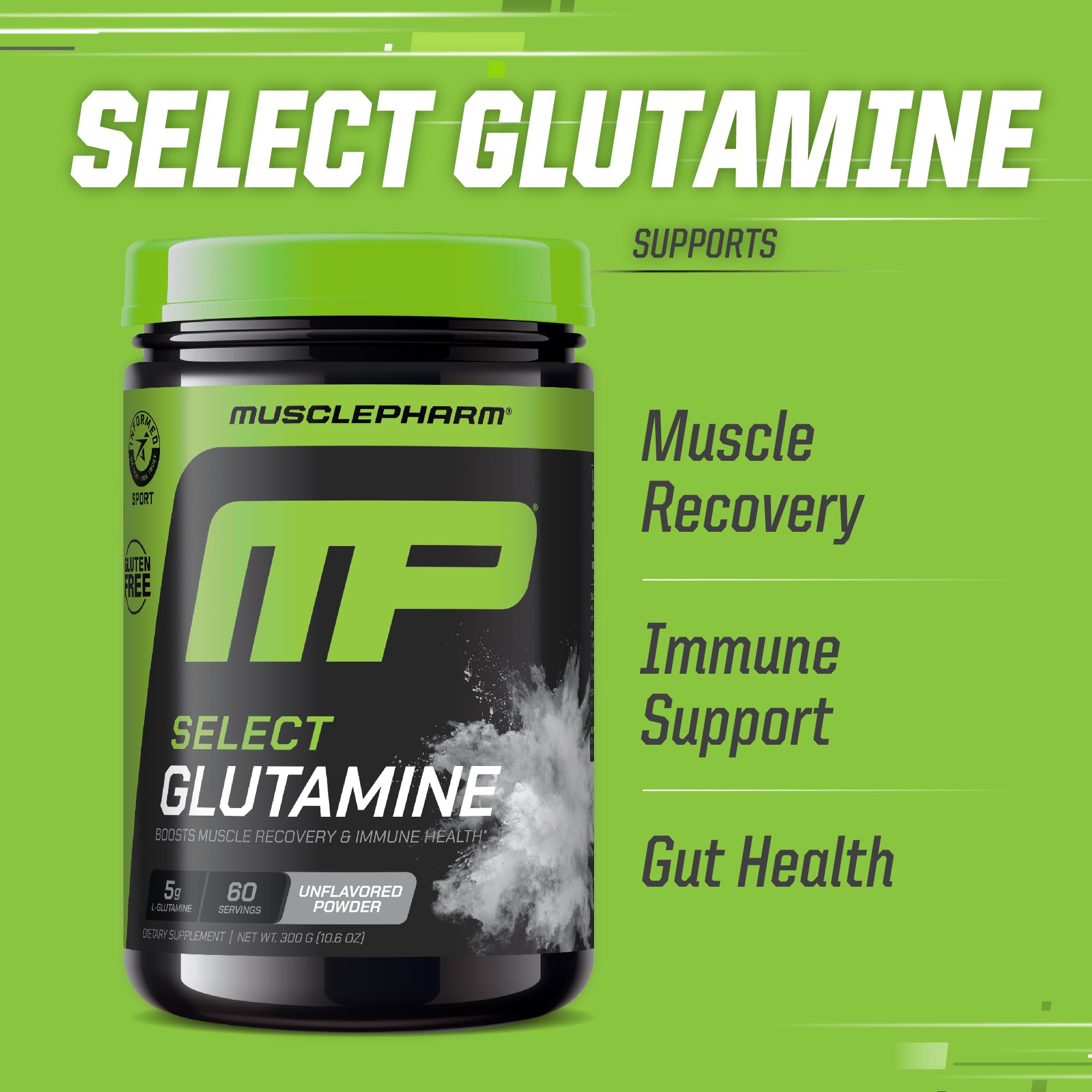Foto 4 pulgar | Suplemento Musclepharm Glutamina L-glutamina En Polvo 300 G - Venta Internacional.