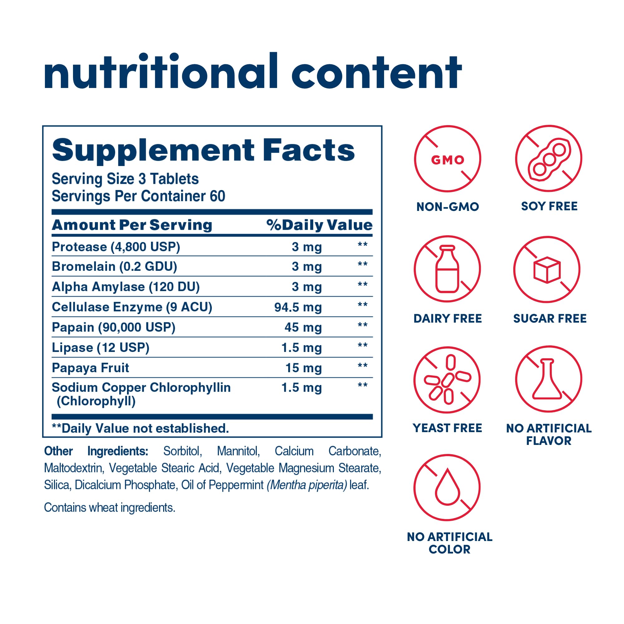 Foto 3 pulgar | Suplemento American Health Super Papaya Enzyme Plus 180 Tabletas - Venta Internacional.