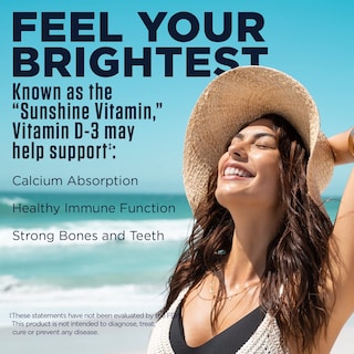Foto 3 | Vitamina D3 Kal 5000 UI 125 mcg 60 Tabletas- Venta Internacional