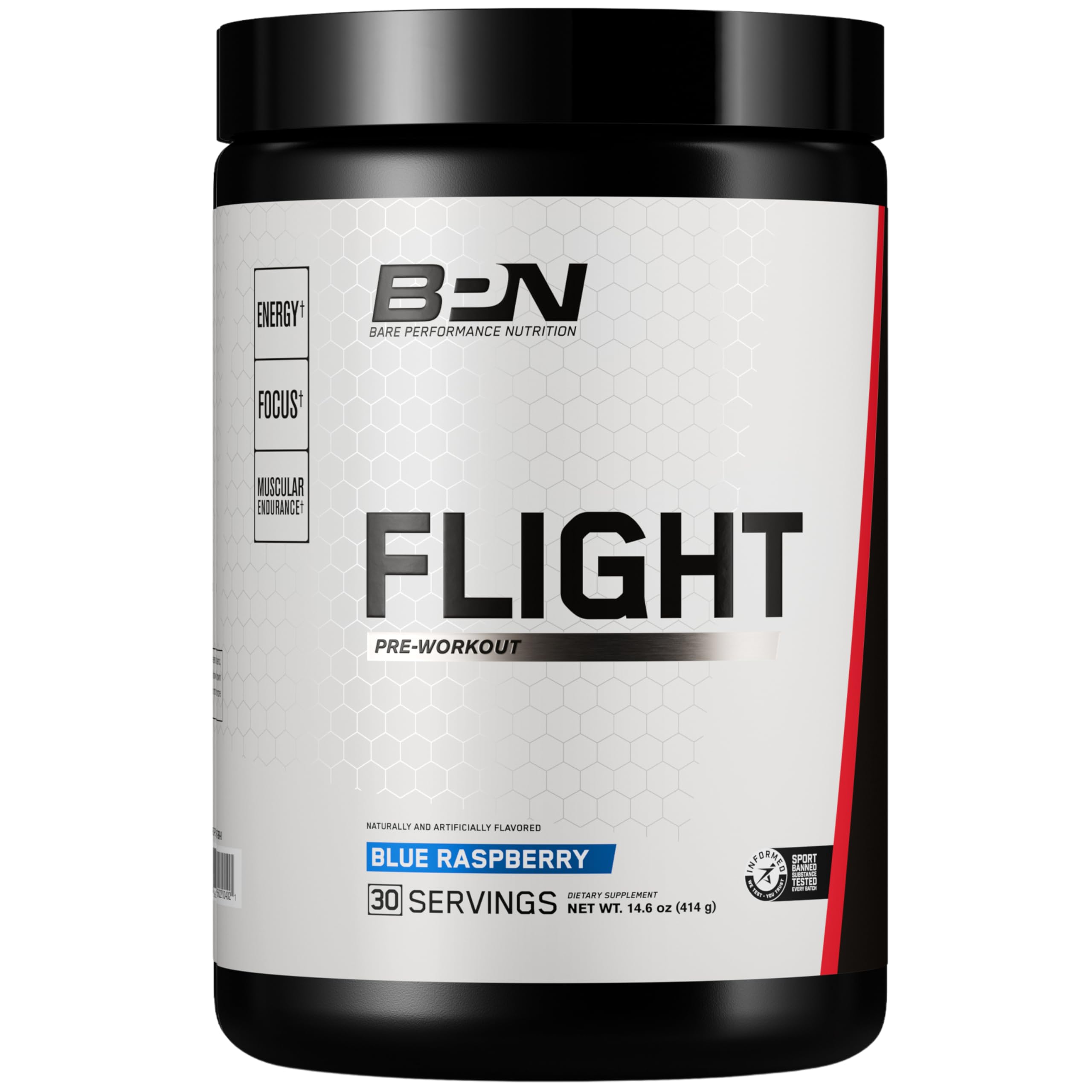 Foto 2 pulgar | Pre Entrenamiento BPN Flight Frambuesa Azul 30 Porciones - Venta Internacional