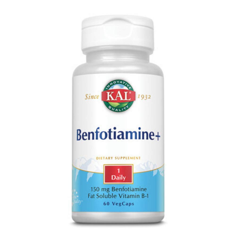 Foto 2 pulgar | Suplemento Kal Benfotiamine Plus 60 Tabletas - Venta Internacional