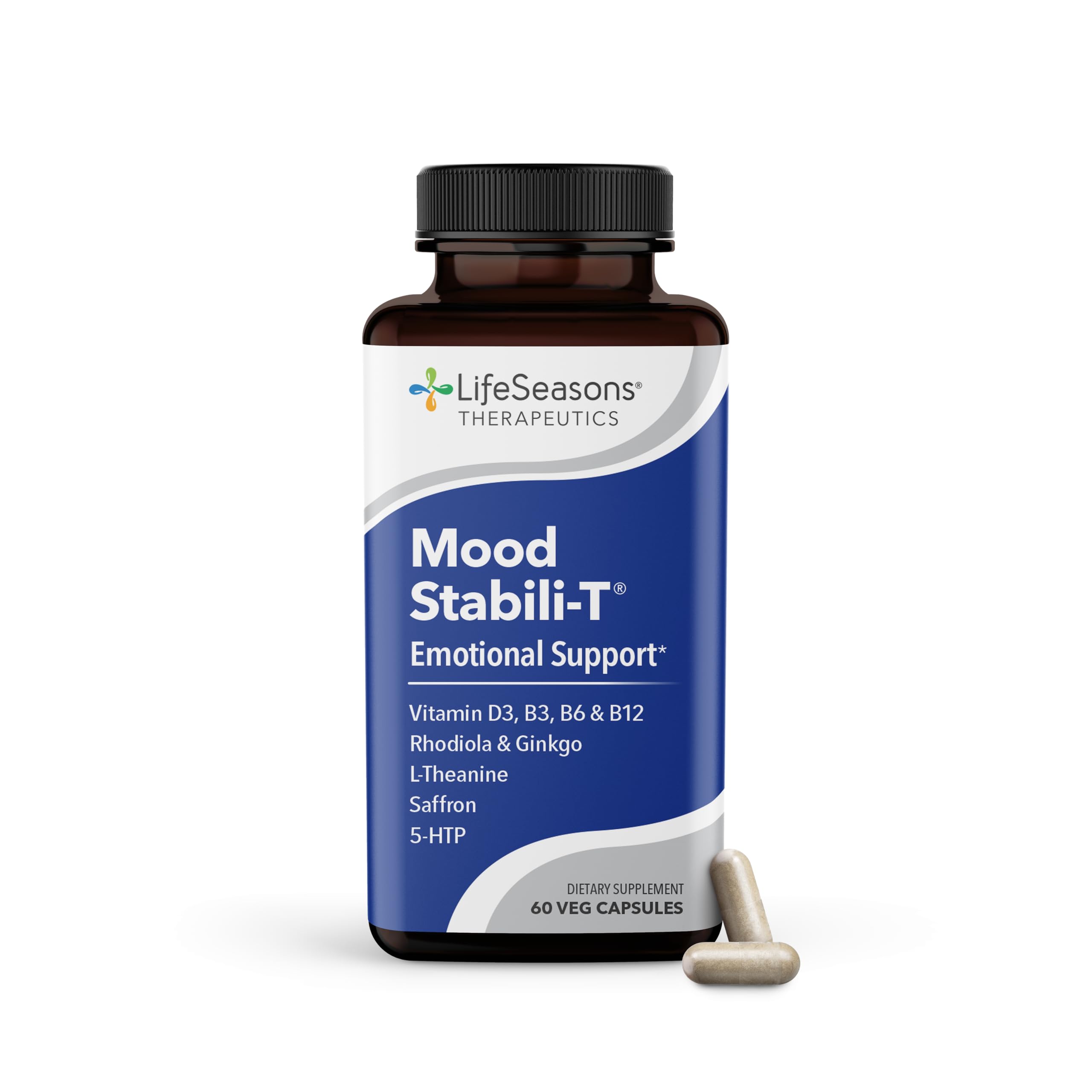 Foto 2 pulgar | Suplemento Lifeseasons Mood Stabili-t Positive Mood 60 Cápsulas - Venta Internacional.