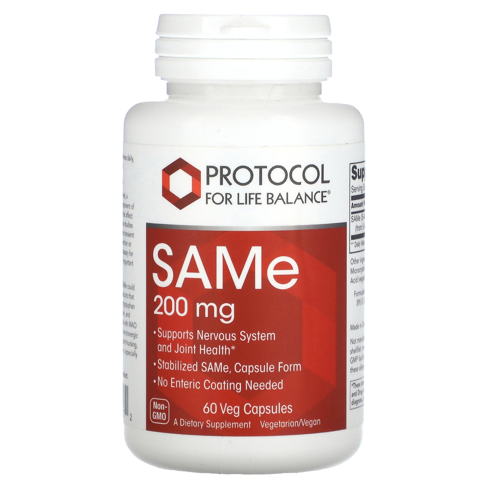 Foto 1 | Suplemento Protocol Life Balance Same 200 Mg 60 Cápsulas - Venta Internacional