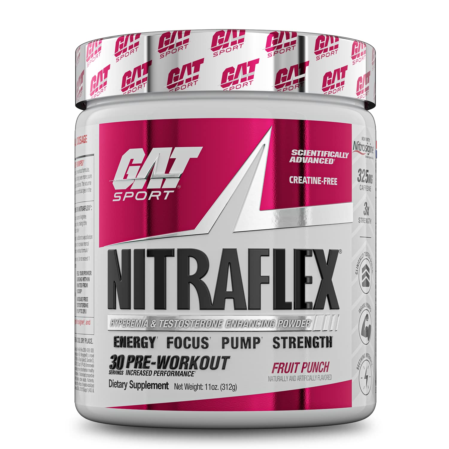 Foto 2 pulgar | Polvo Preentrenamiento Gat Sport Nitraflex Advanced 30 Porciones - Venta Internacional.